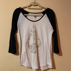 Volcom Women's Three Quarter Sleeve